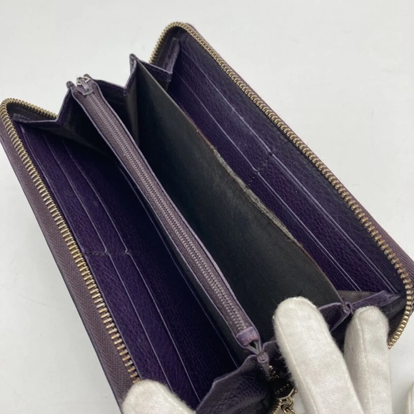 RARE Vintage Gucci Bamboo Zippy Wallet - Box & Card Included - Picture 5 of 14